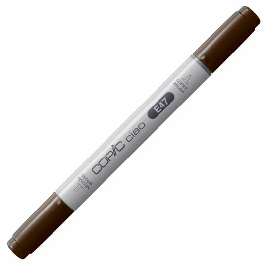 Copic Ciao Marker Dark Brown E47
