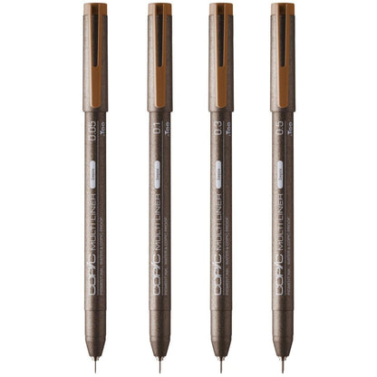Copic Multiliner Classic Sepia 4'lü Set