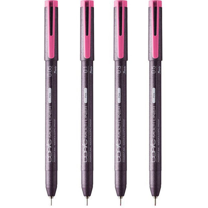 Copic Multiliner Classic Pink 4'lü Set