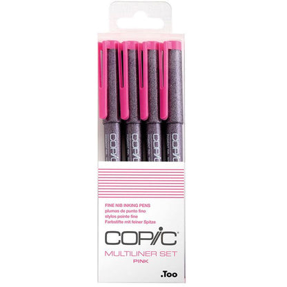 Copic Multiliner Classic Pink 4'lü Set