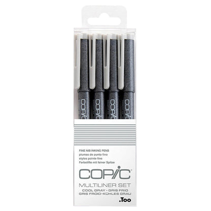 Copic Multiliner Classic Cool Grey 4'lü Set