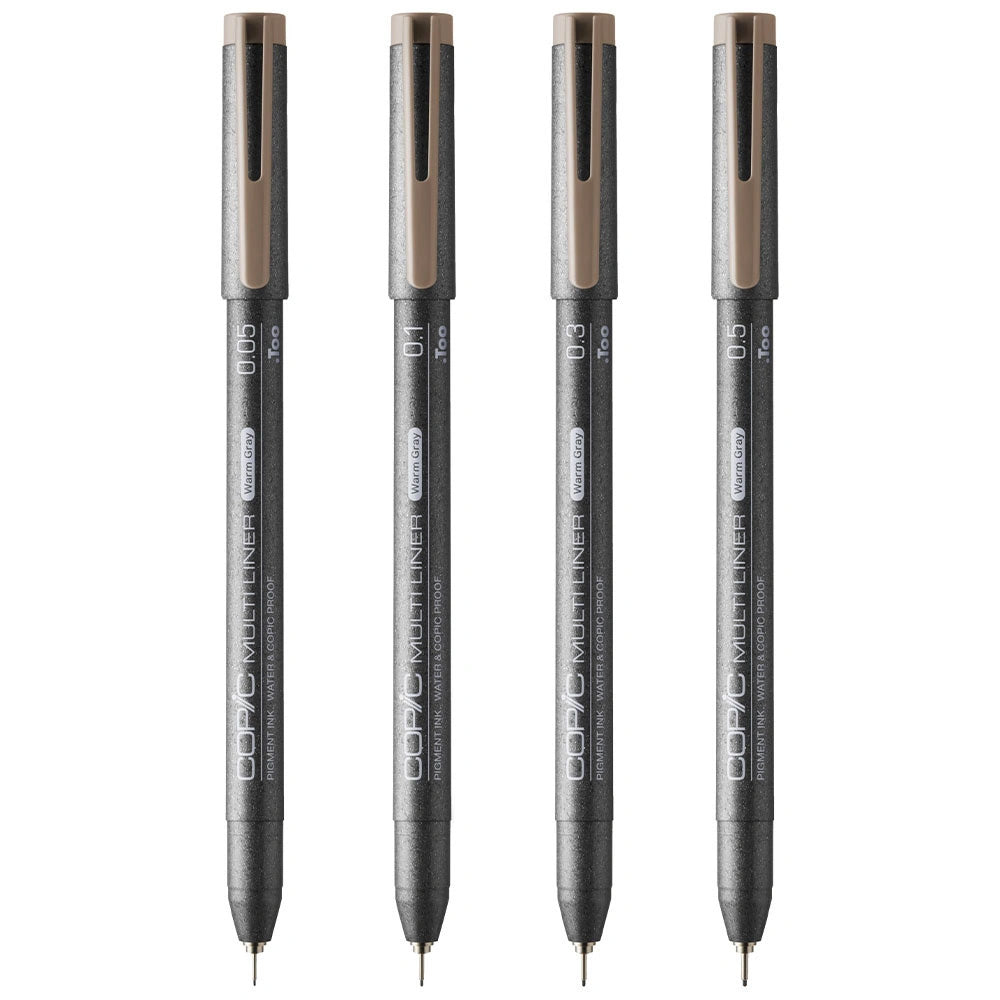 Copic Multiliner Classic Warm Grey 4'lü Set