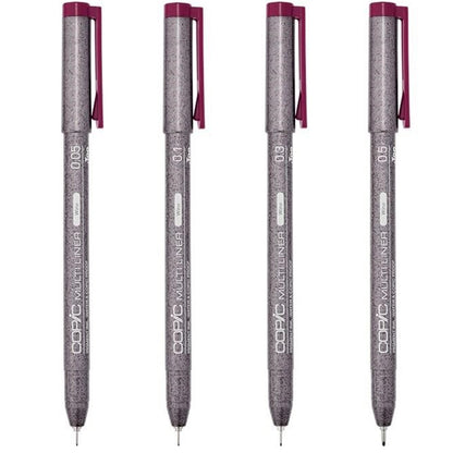 Copic Multiliner Classic Wine 4'lü Set