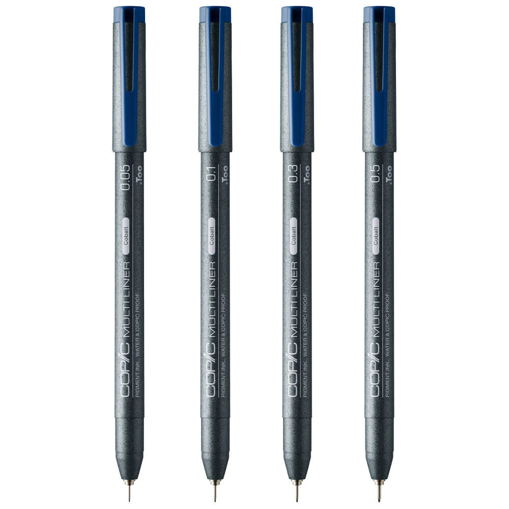 Copic Multiliner Classic Cobalt 4'lü Set