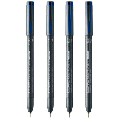 Copic Multiliner Classic Cobalt 4'lü Set