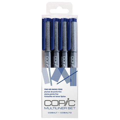 Copic Multiliner Classic Cobalt 4'lü Set