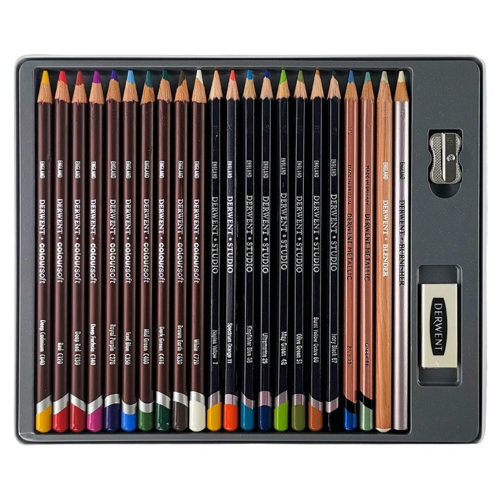 Derwent Colour Collection 24'lü Teneke Kutu