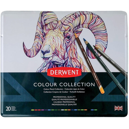 Derwent Colour Collection 24'lü Teneke Kutu