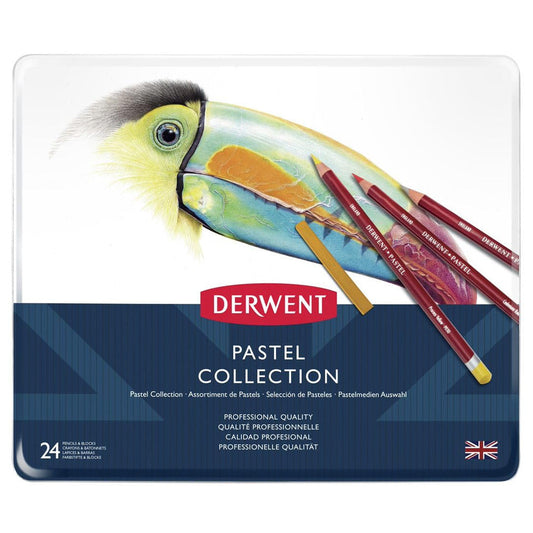 Derwent Pastel Collection 24'lü Teneke Kutu