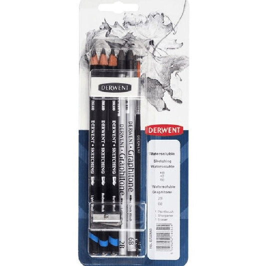 Derwent Watersoluble Sketching Pencil Mixed Media Blister