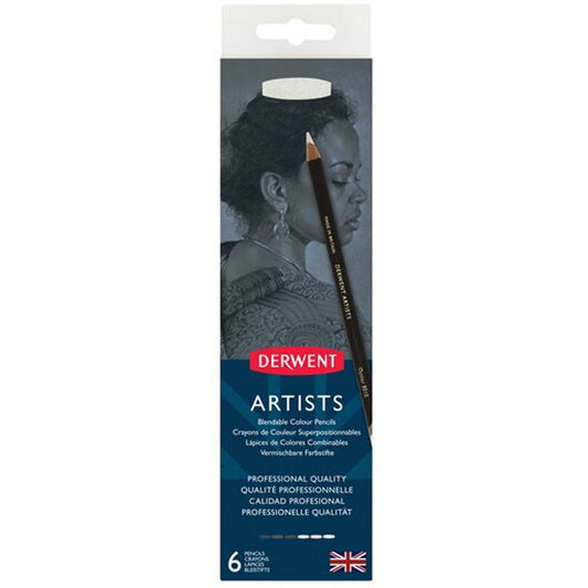 Derwent Artists Pencil 6'li Teneke Kutu