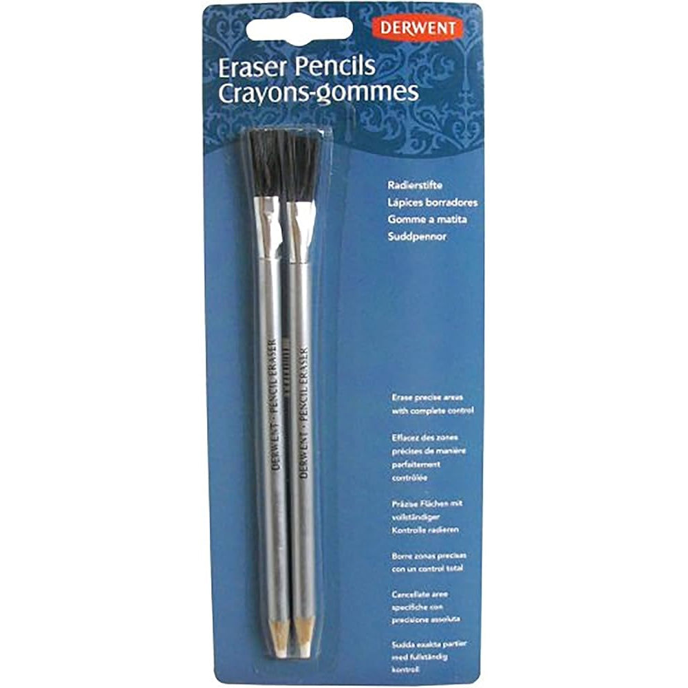 Derwent Firçali Kalem Silgi 2'li Blister(Pencil Eraser)