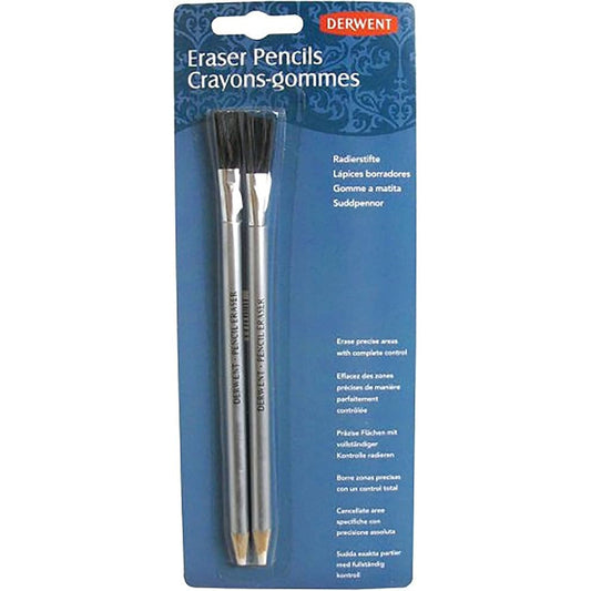 Derwent Firçali Kalem Silgi 2'li Blister(Pencil Eraser)