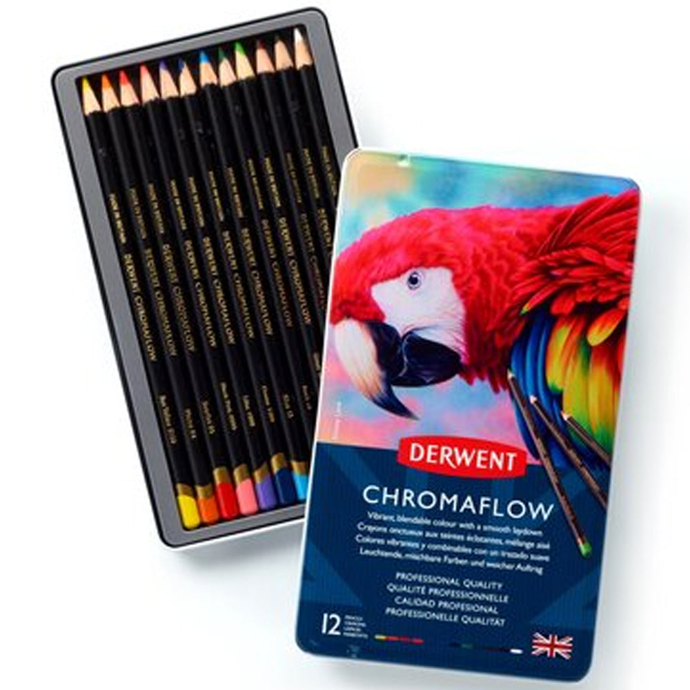 Derwent Chromaflow 12'li Teneke Kutu