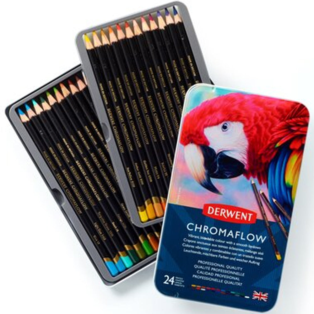 Derwent Chromaflow 24'lü Teneke Kutu