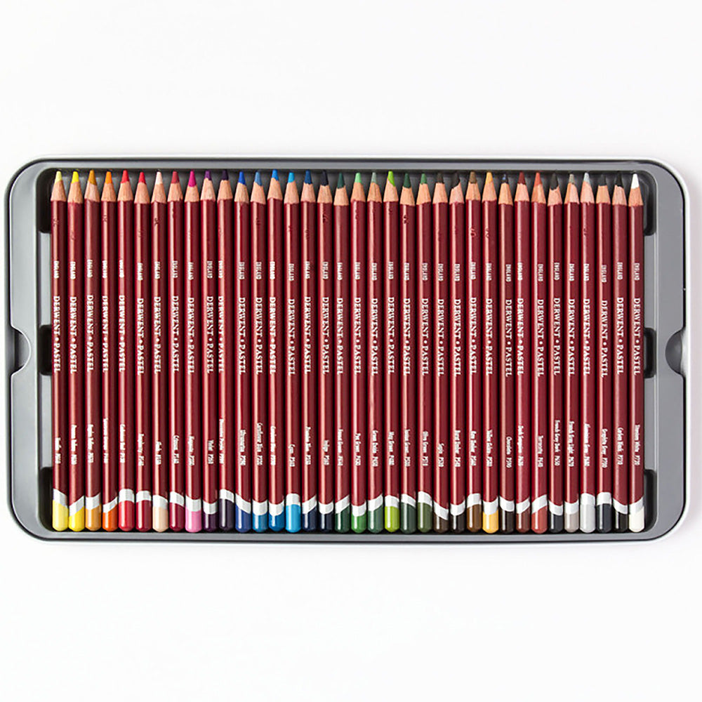 Derwent Pastel Pencil 36'lı Teneke Kutu (Pastel Kalem)