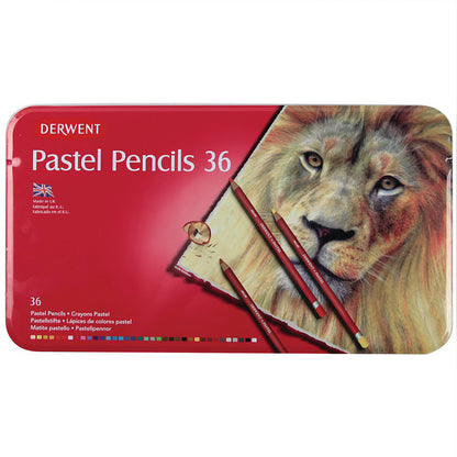 Derwent Pastel Pencil 36'lı Teneke Kutu (Pastel Kalem)