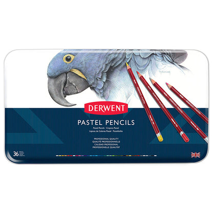Derwent Pastel Pencil 36'lı Teneke Kutu (Pastel Kalem)