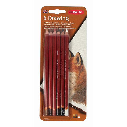 Derwent Drawing Pencil 6'lı Blister