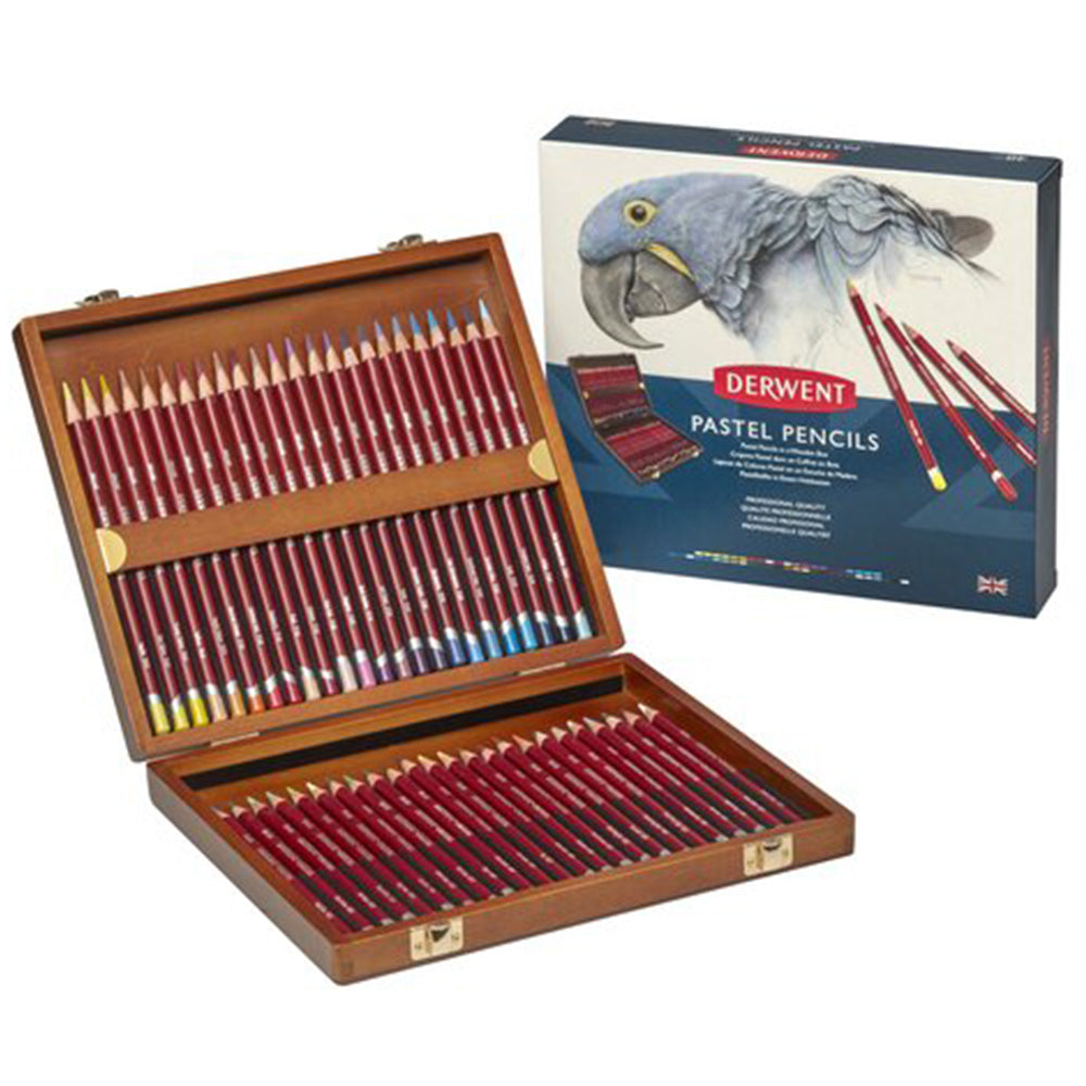 Derwent Pastel Pencil 48'li Ahşap Kutu (Pastel Kalem)