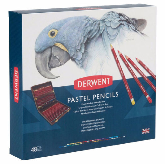 Derwent Pastel Pencil 48'li Ahşap Kutu (Pastel Kalem)