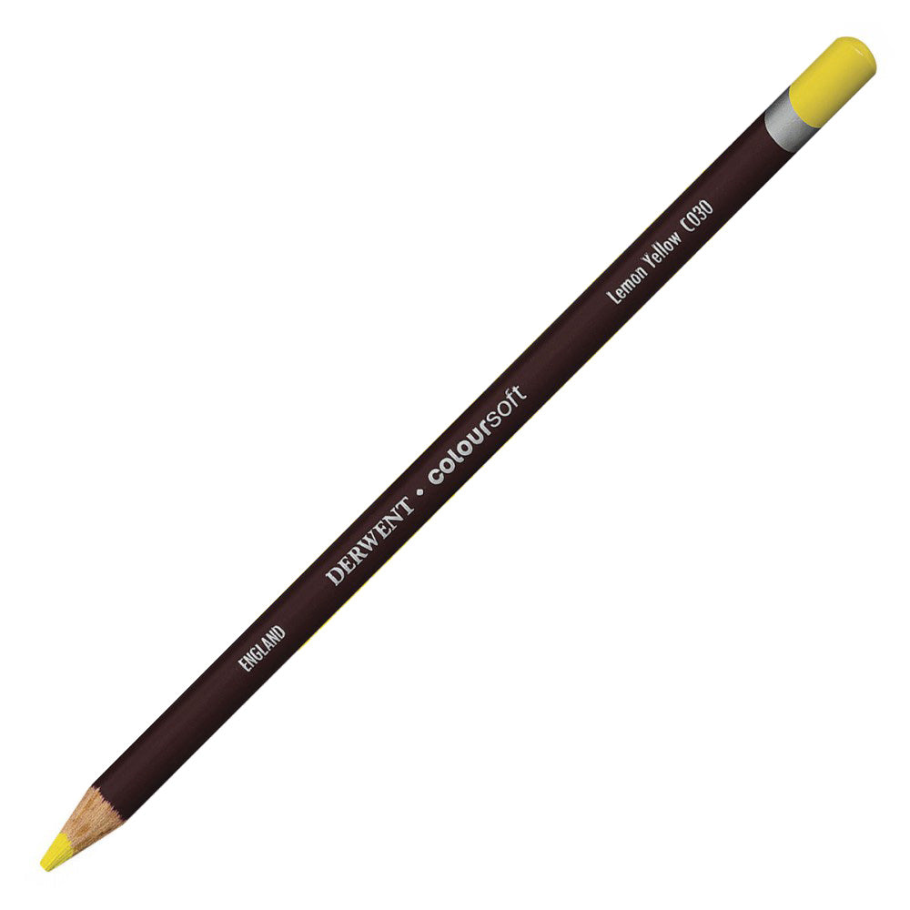Derwent Coloursoft Pencil Lemon Yellow (C030)