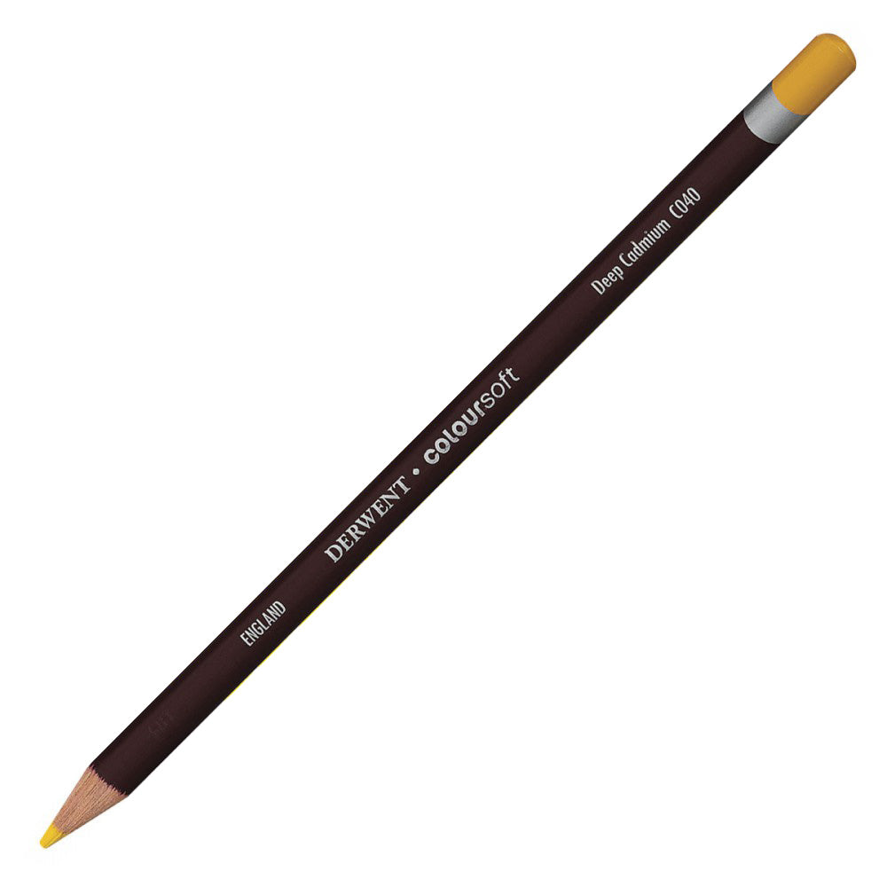 Derwent Coloursoft Pencil Deep Cadmium (C040)