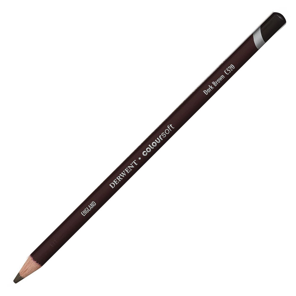 Derwent Coloursoft Pencil Dark Brown (C520)
