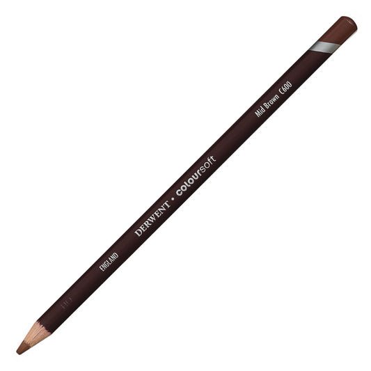 Derwent Coloursoft Pencil Mid Brown (C600)