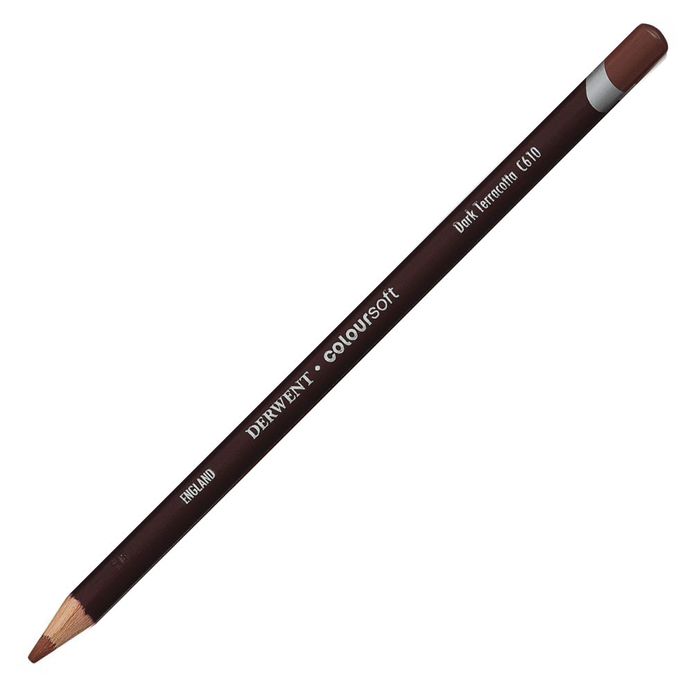 Derwent Coloursoft Pencil Dark Terracotta (C610)