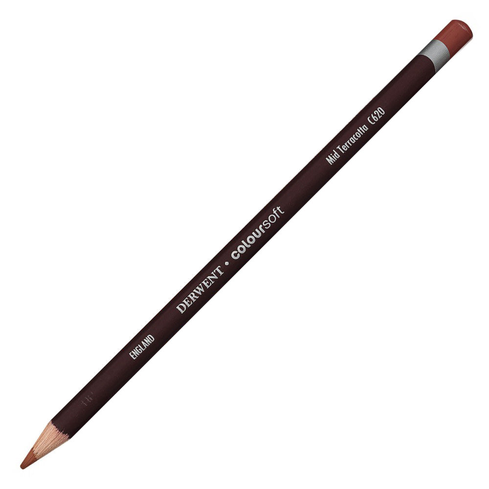 Derwent Coloursoft Pencil Mid Terracotta (C620)