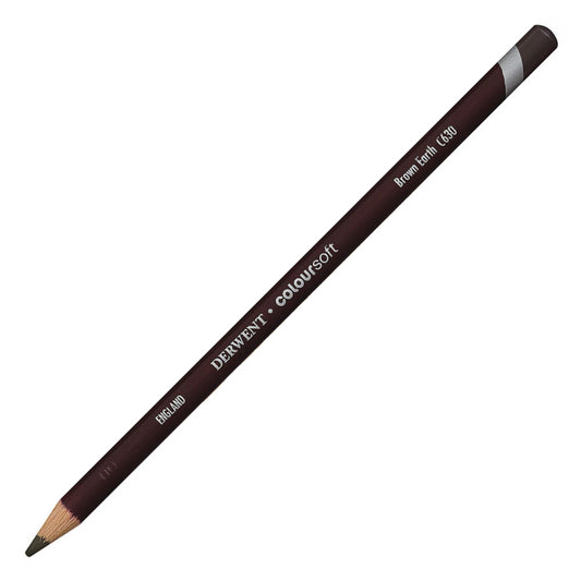 Derwent Coloursoft Pencil Brown Earth (C630)
