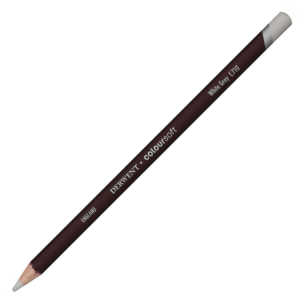 Derwent Coloursoft Pencil White Grey (C710)