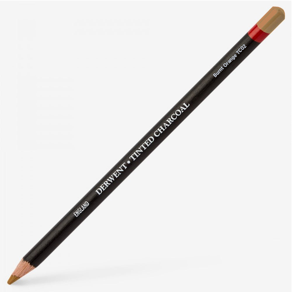 Derwent Tinted Charcoal Pencil Burnt Orange (Tc02)