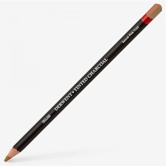 Derwent Tinted Charcoal Pencil Sunset Pink (Tc03)
