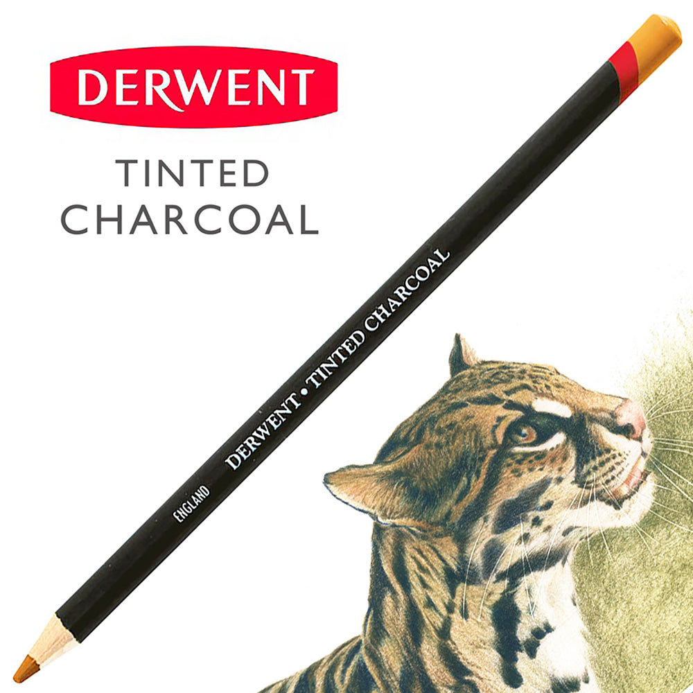 Derwent Tinted Charcoal Pencil Mountain Blue (Tc11)