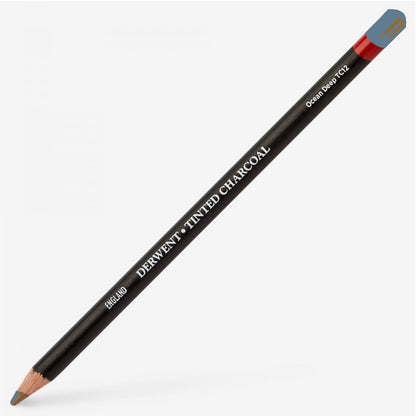 Derwent Tinted Charcoal Pencil Ocean Deep (Tc12)