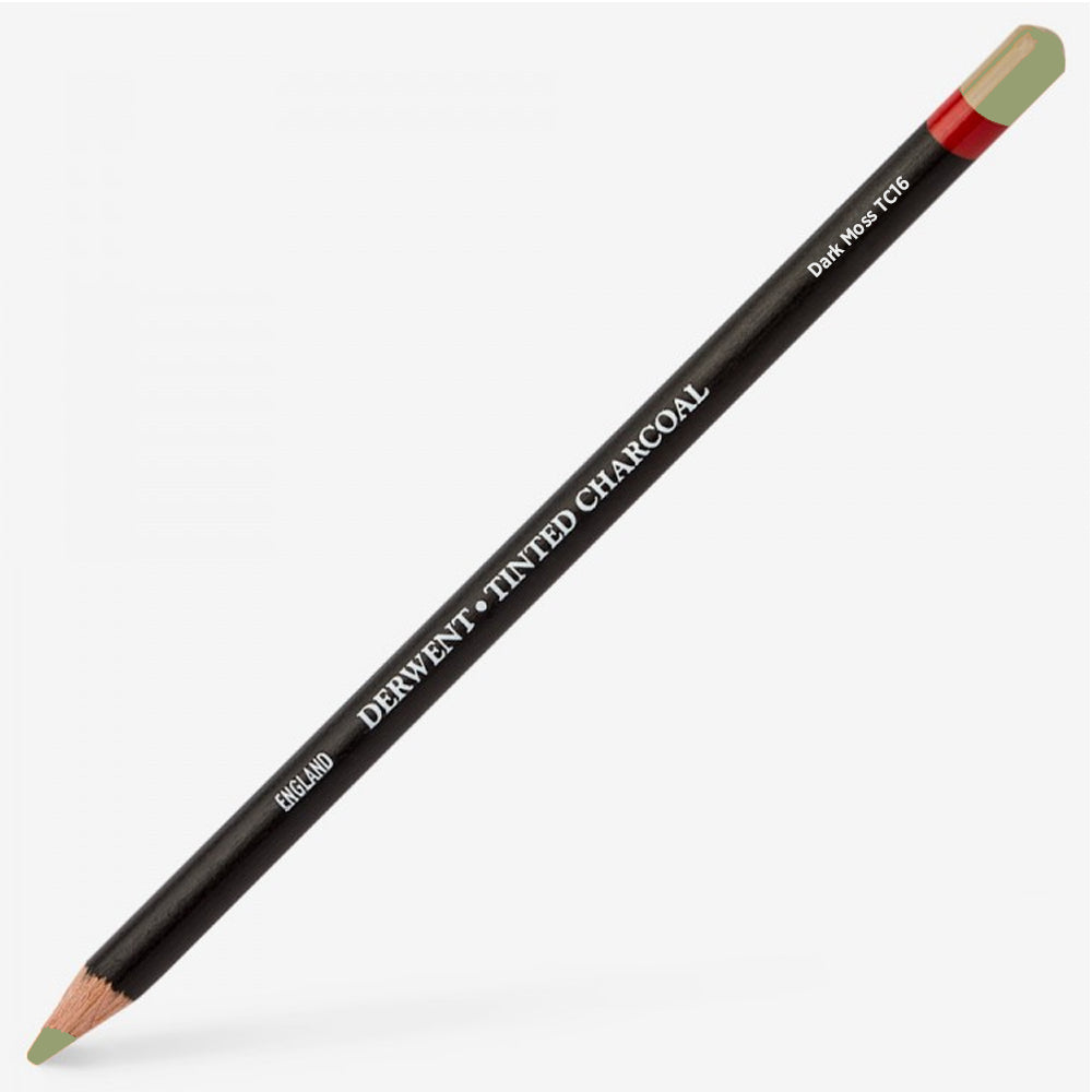 Derwent Tinted Charcoal Pencil Dark Moss (Tc16)