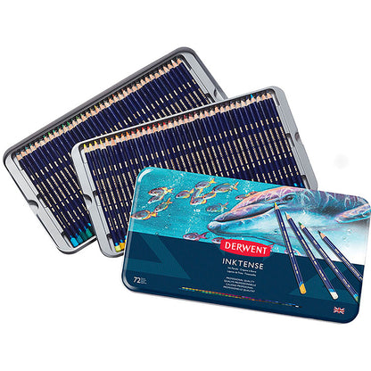 Derwent Inktense Pencil 72'li Teneke Kutu (Mürekkep Kalemi)