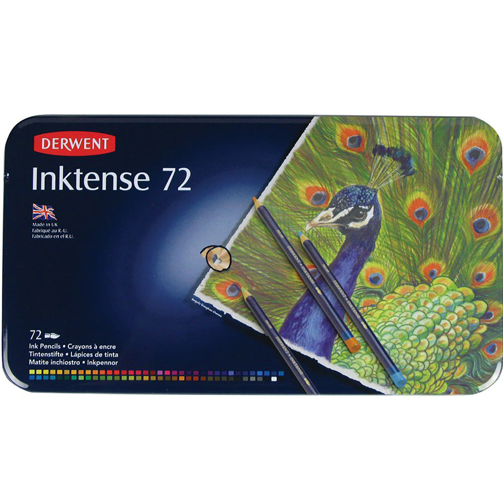 Derwent Inktense Pencil 72'li Teneke Kutu (Mürekkep Kalemi)