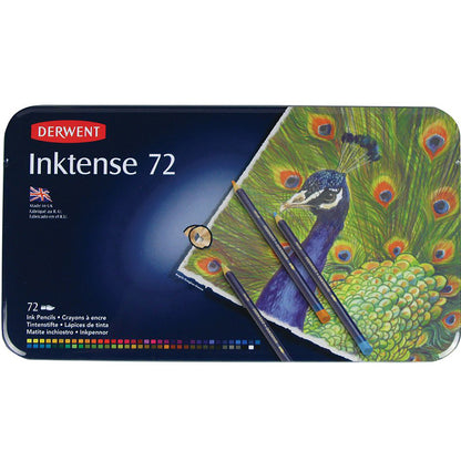 Derwent Inktense Pencil 72'li Teneke Kutu (Mürekkep Kalemi)