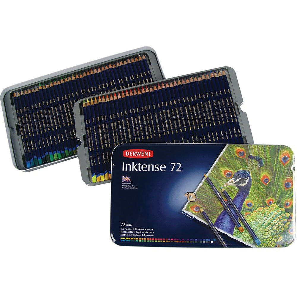 Derwent Inktense Pencil 72'li Teneke Kutu (Mürekkep Kalemi)