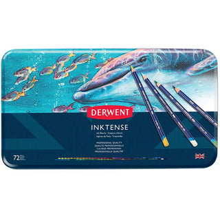 Derwent Inktense Pencil 72'li Teneke Kutu (Mürekkep Kalemi)