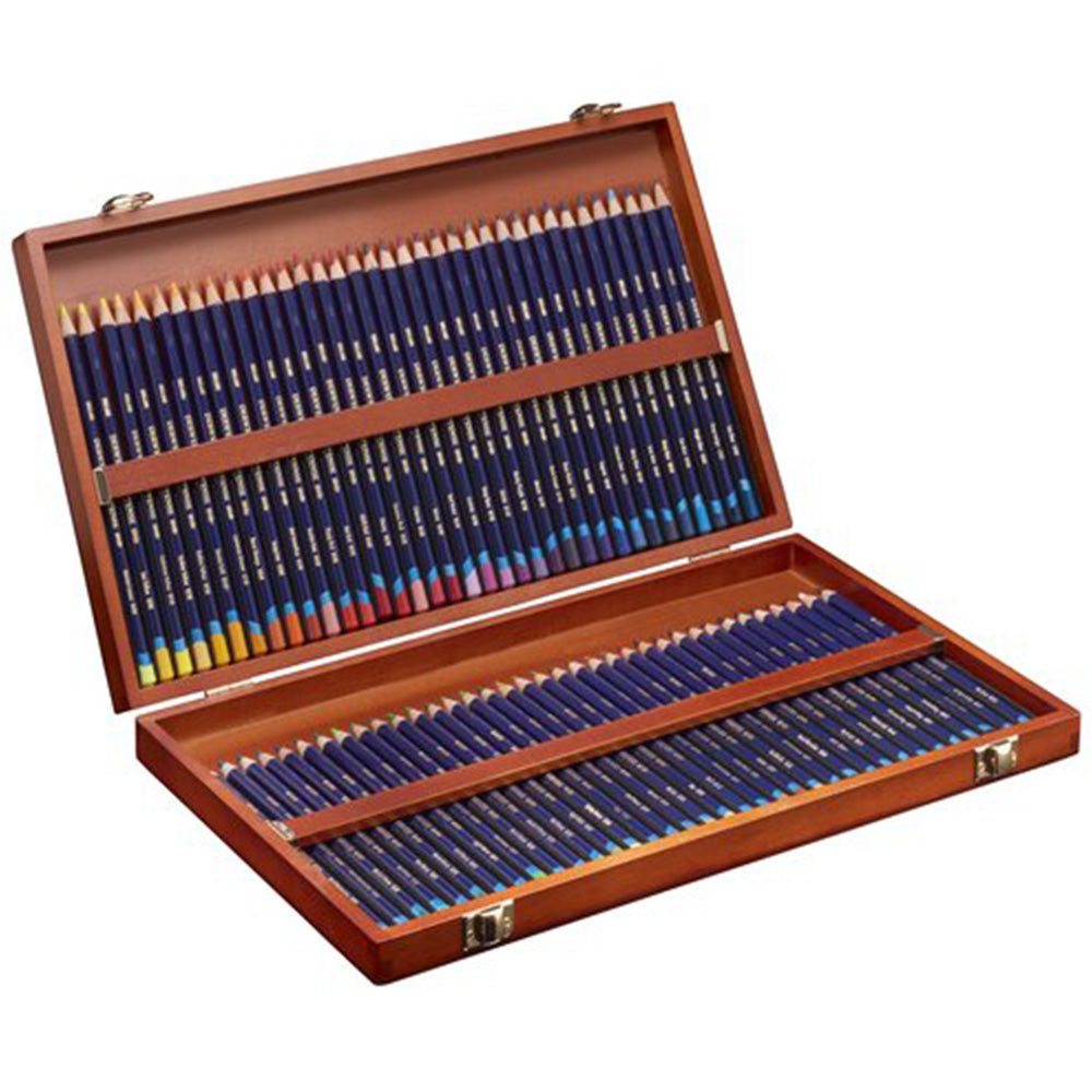 Derwent Inktense Pencil 72'li Ahşap Kutu (Mürekkep Kalemi)