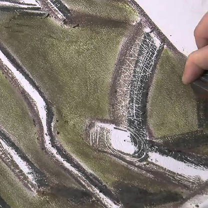 Derwent XL Charcoal Blocks 6'lı Teneke Kutu (Renkli Kömür Küp)