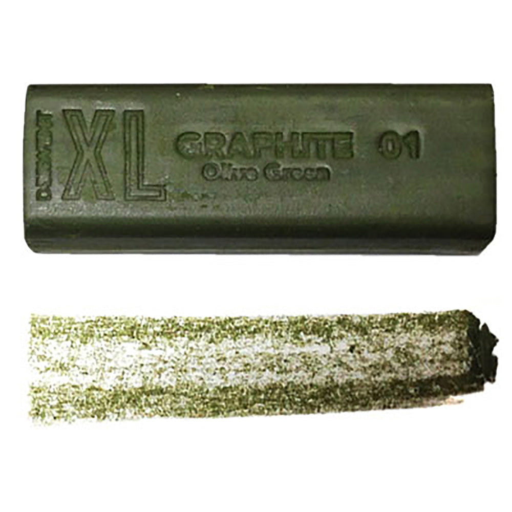 Derwent XL Graphite Blocks Olive Green (01)