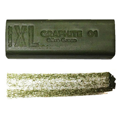 Derwent XL Graphite Blocks Olive Green (01)