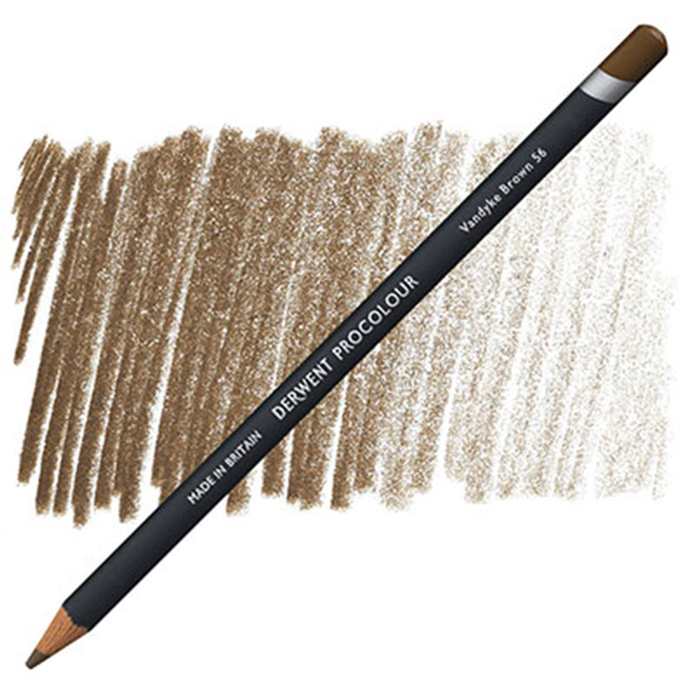 Derwent Procolour Pencil Vandyke Brown (56)