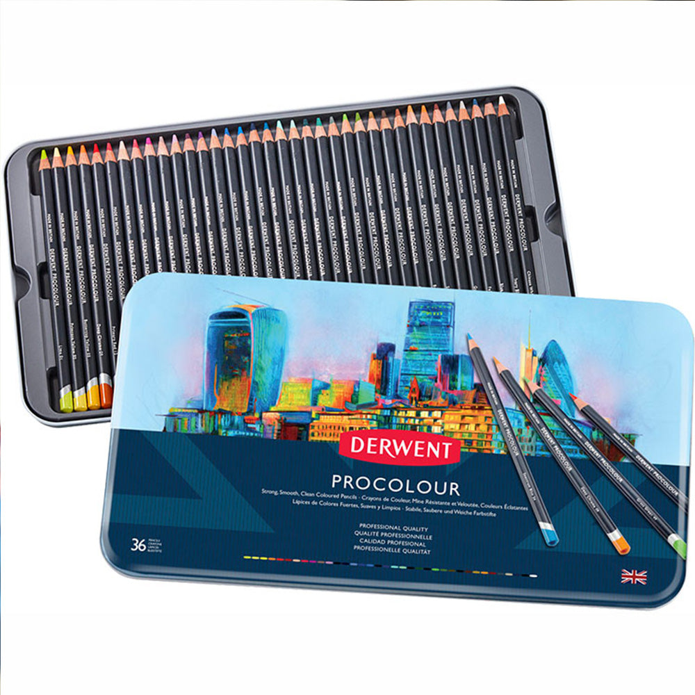 Derwent Procolour Pencil 36'lı Teneke Kutu