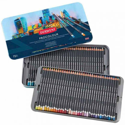 Derwent Procolour Pencil 72'li Teneke Kutu